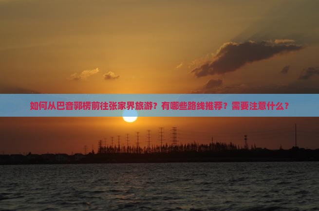如何从巴音郭楞前往张家界旅游？有哪些路线推荐？需要注意什么？