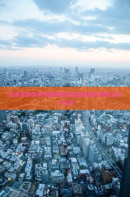 五家渠到张家界玻璃栈道自由团探索奇观之旅一日游