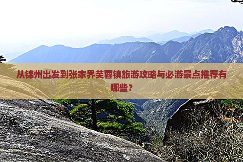 从锦州出发到张家界芙蓉镇旅游攻略与必游景点推荐有哪些？