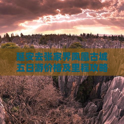 延安去张家界凤凰古城五日游价格及里程攻略