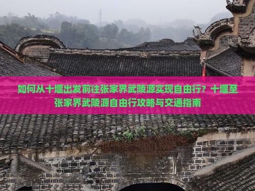 如何从十堰出发前往张家界武陵源实现自由行？十堰至张家界武陵源自由行攻略与交通指南