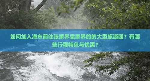 如何加入海东前往张家界袁家界的的大型旅游团？有哪些行程特色与优惠？