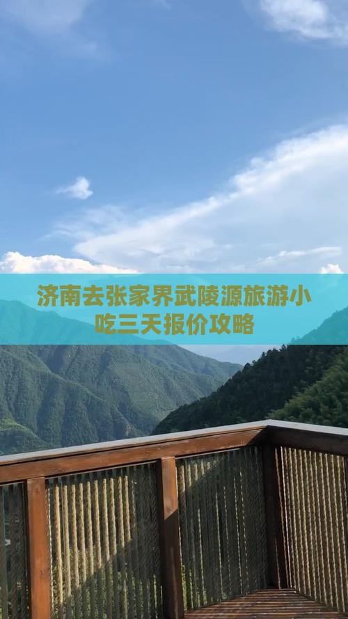 济南去张家界武陵源旅游小吃三天报价攻略