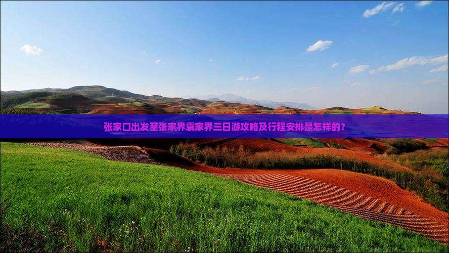 张家口出发至张家界袁家界三日游攻略及行程安排是怎样的？