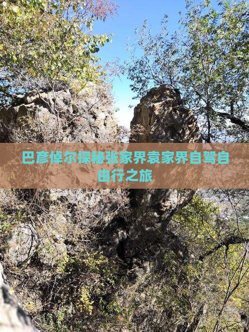 巴彦倬尔探秘张家界袁家界自驾自由行之旅