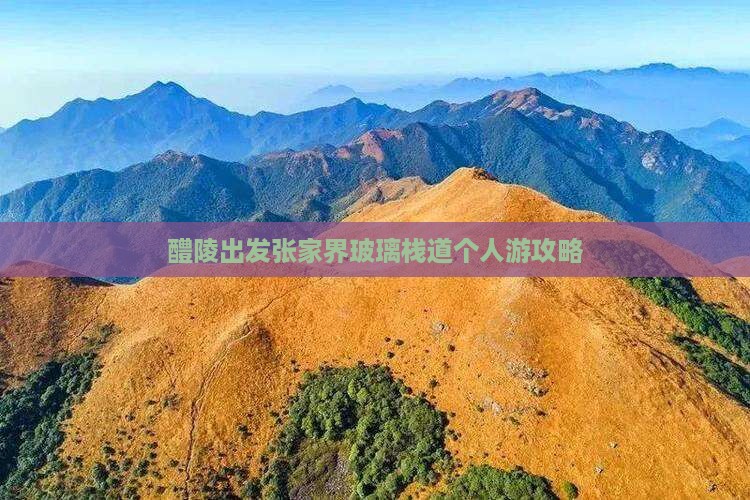 醴陵出发张家界玻璃栈道个人游攻略