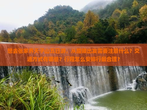 想去张家界天子山五日游，从醴陵出发需要注意什么？交通方式有哪些？行程怎么安排行最合理？
