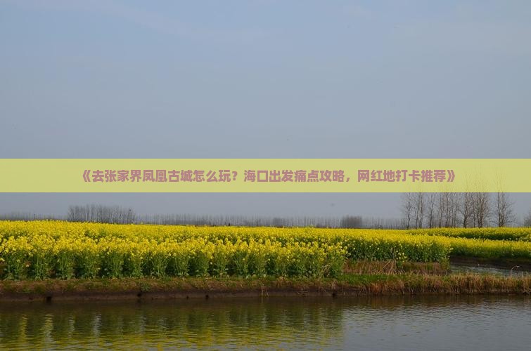 《去张家界凤凰古城怎么玩？海口出发痛点攻略，网红地打卡推荐》