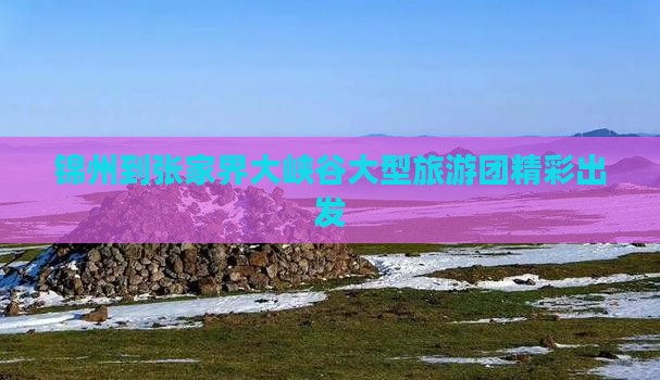 锦州到张家界大峡谷大型旅游团精彩出发