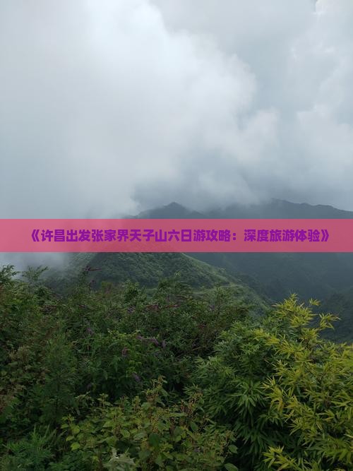 《许昌出发张家界天子山六日游攻略：深度旅游体验》