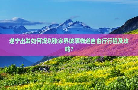 遂宁出发如何规划张家界玻璃栈道自由行行程及攻略？