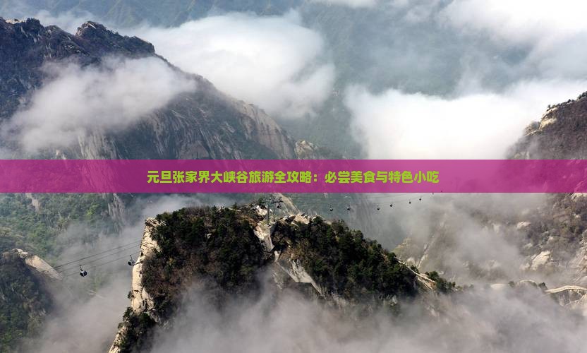 元旦张家界大峡谷旅游全攻略：必尝美食与特色小吃