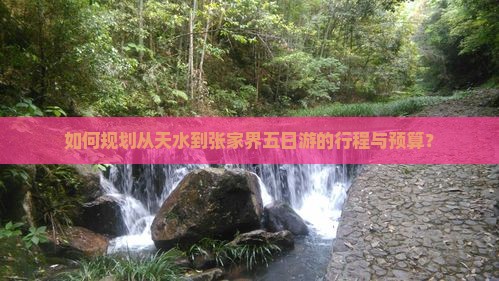 如何规划从天水到张家界五日游的行程与预算？