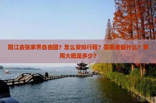 阳江去张家界自由团？怎么安排行程？需要准备什么？费用大概是多少？