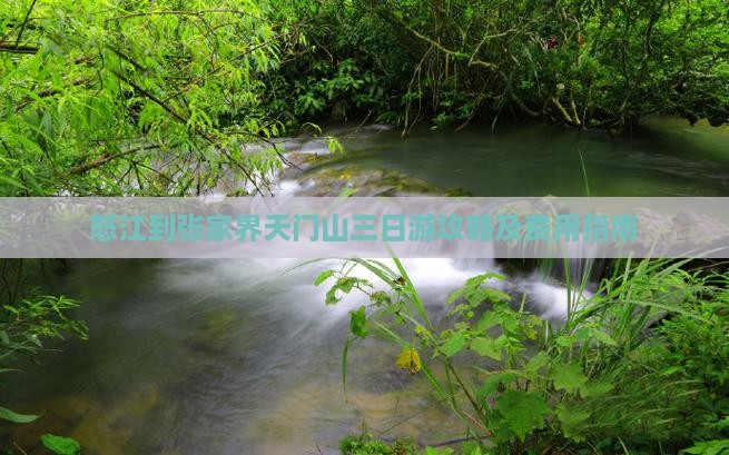 怒江到张家界天门山三日游攻略及费用指南