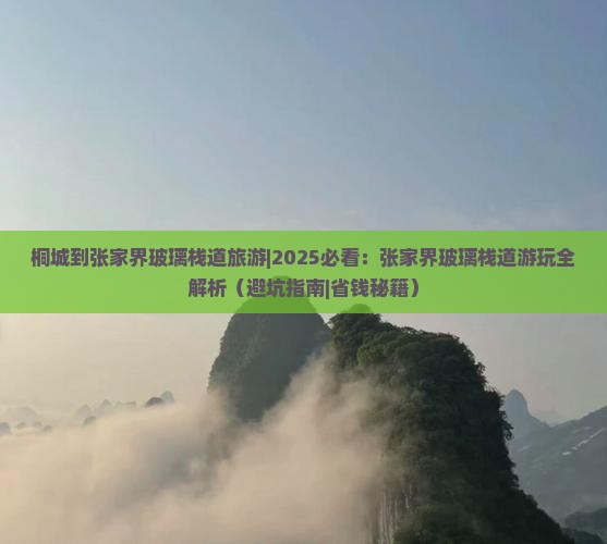 桐城到张家界玻璃栈道旅游
