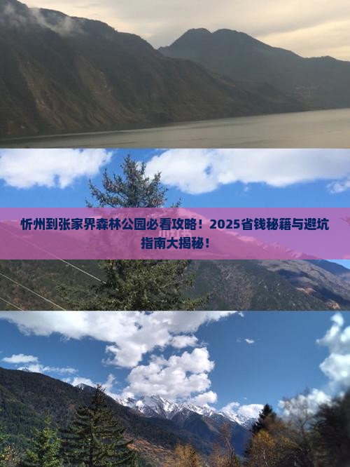 忻州到张家界森林公园必去地