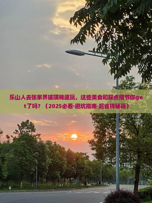 乐山去张家界玻璃栈道旅游小吃