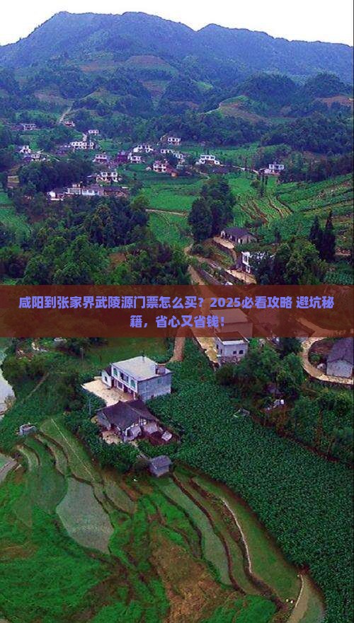 咸阳到张家界武陵源门票