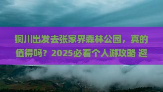 铜川到张家界森林公园个人游