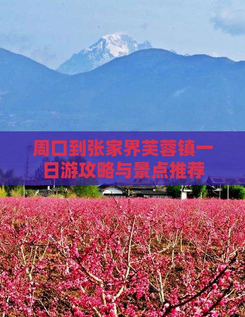周口到张家界芙蓉镇一日