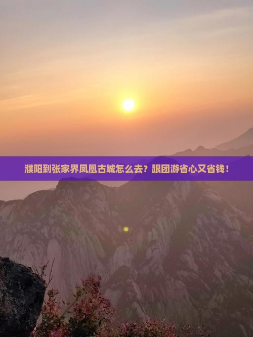 濮阳到张家界凤凰古城旅行社