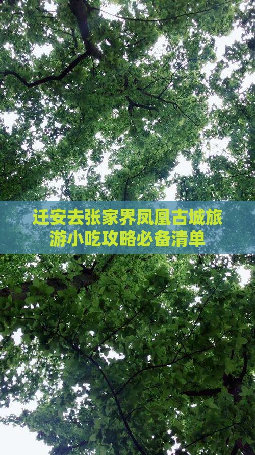 迁安去张家界凤凰古城旅游小吃攻略必备清单