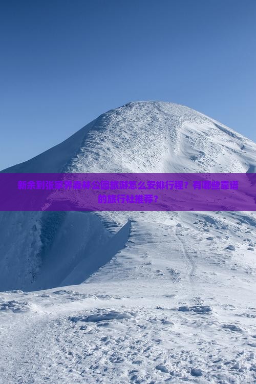 新余到张家界森林公园旅游怎么安排行程？有哪些靠谱的旅行社推荐？