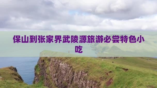 保山到张家界武陵源旅游必尝特色小吃