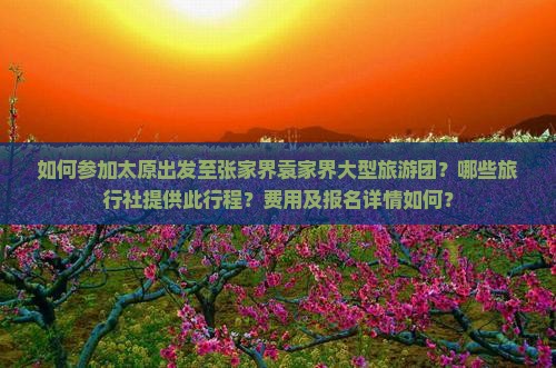 如何参加太原出发至张家界袁家界大型旅游团？哪些旅行社提供此行程？费用及报名详情如何？