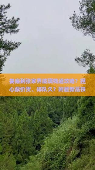 娄底到张家界玻璃栈道攻略？担心票价贵、排队久？附最新高铁+网红玻璃栈道全攻略