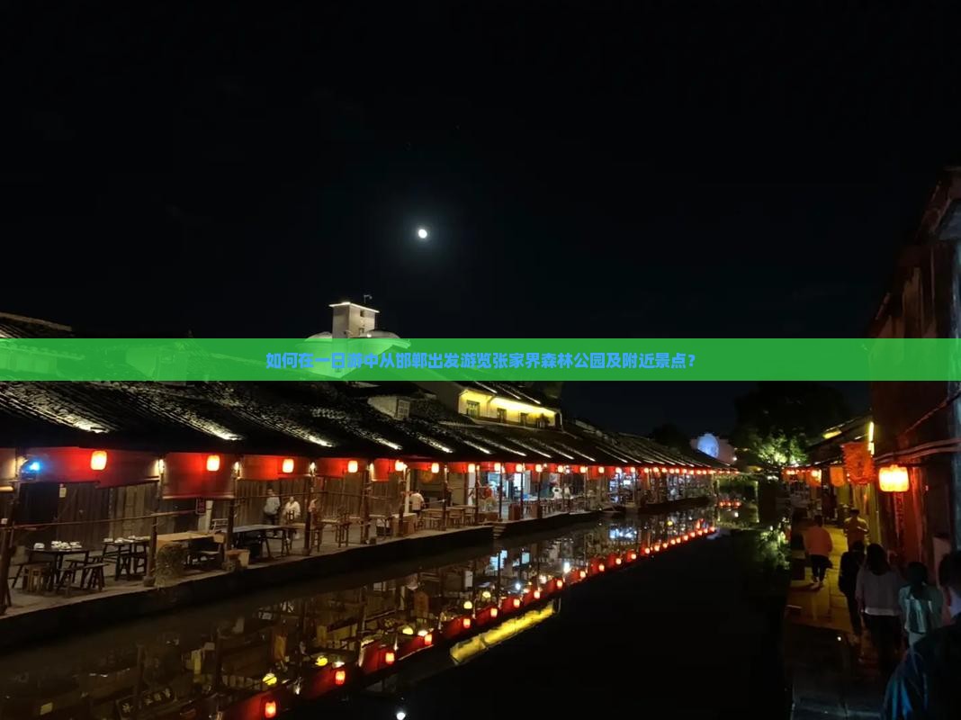 如何在一日游中从邯郸出发游览张家界森林公园及附近景点？