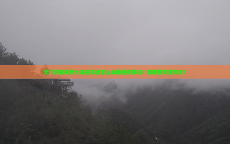 天门到张家界大峡谷景点怎么卓路程有多远？有哪些交通方式？
