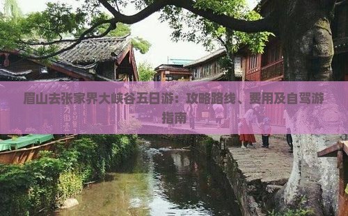眉山去张家界大峡谷五日游：攻略路线、费用及自驾游指南