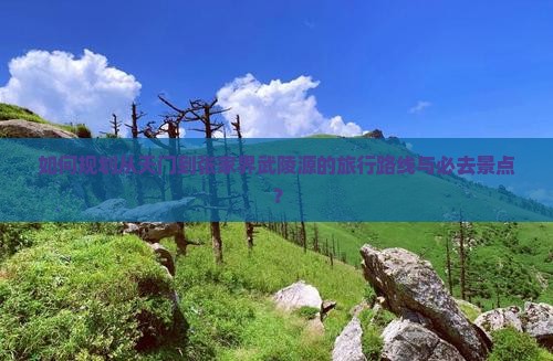 如何规划从天门到张家界武陵源的旅行路线与必去景点？