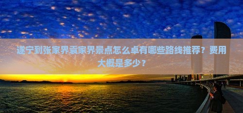 遂宁到张家界袁家界景点怎么卓有哪些路线推荐？费用大概是多少？