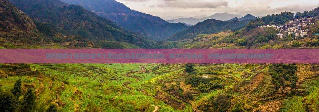 如何组织十堰至张家界七星山的高品质团体旅游，解决行程痛点，把握当前旅游热词新趋势？