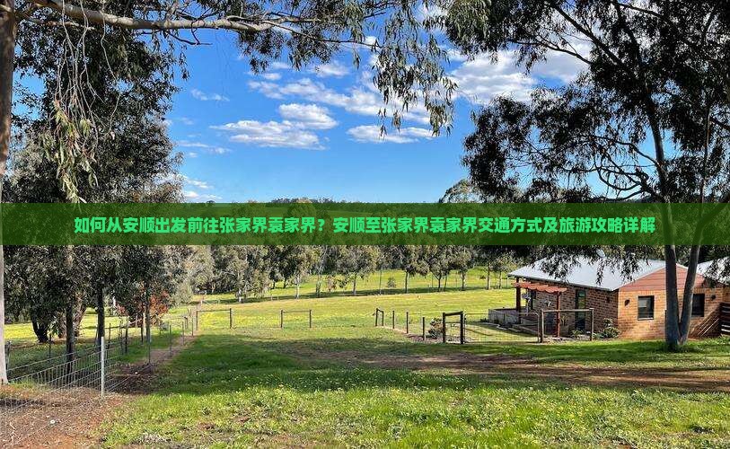 如何从安顺出发前往张家界袁家界？安顺至张家界袁家界交通方式及旅游攻略详解