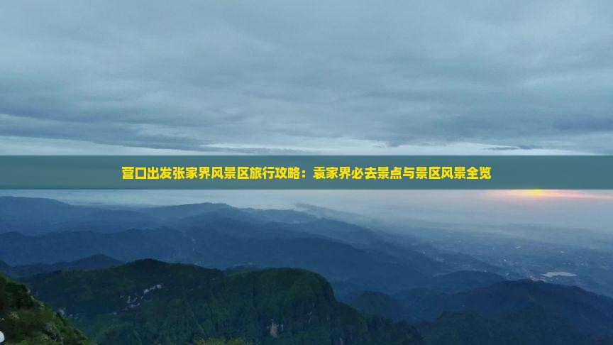 营口出发张家界风景区旅行攻略：袁家界必去景点与景区风景全览