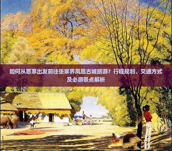 如何从思茅出发前往张家界凤凰古城旅游？行程规划、交通方式及必游景点解析