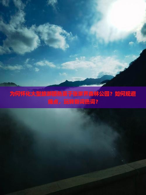 为何怀化大型旅游团热衷于张家界森林公园？如何规避痛点，玩转新词热词？