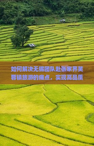 如何解决无锡团队赴张家界芙蓉镇旅游的痛点，实现高品质出行体验？