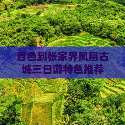 百色到张家界凤凰古城三日游特色推荐