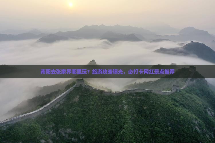 南阳去张家界哪里玩？旅游攻略曝光，必打卡网红景点推荐