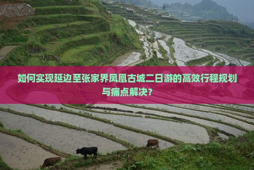 如何实现延边至张家界凤凰古城二日游的高效行程规划与痛点解决? 如何实现延边至张家界凤凰古城二日游的高效行程规划与痛点解决?