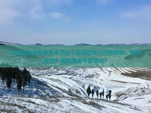 长治出发至张家界天子山七日游攻略与行程安排，如何规划？哪些景点不容错过？