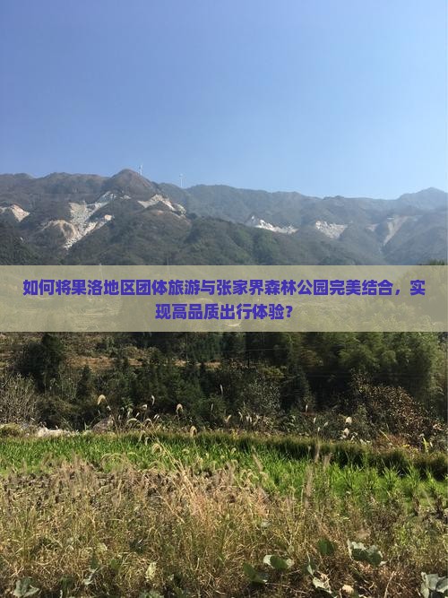 如何将果洛地区团体旅游与张家界森林公园完美结合，实现高品质出行体验？