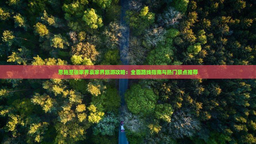恩施至张家界袁家界旅游攻略：全面路线指南与热门景点推荐