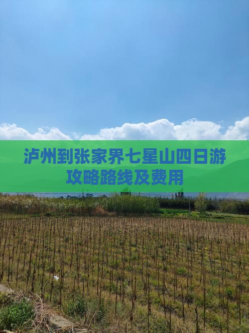 泸州到张家界七星山四日游
