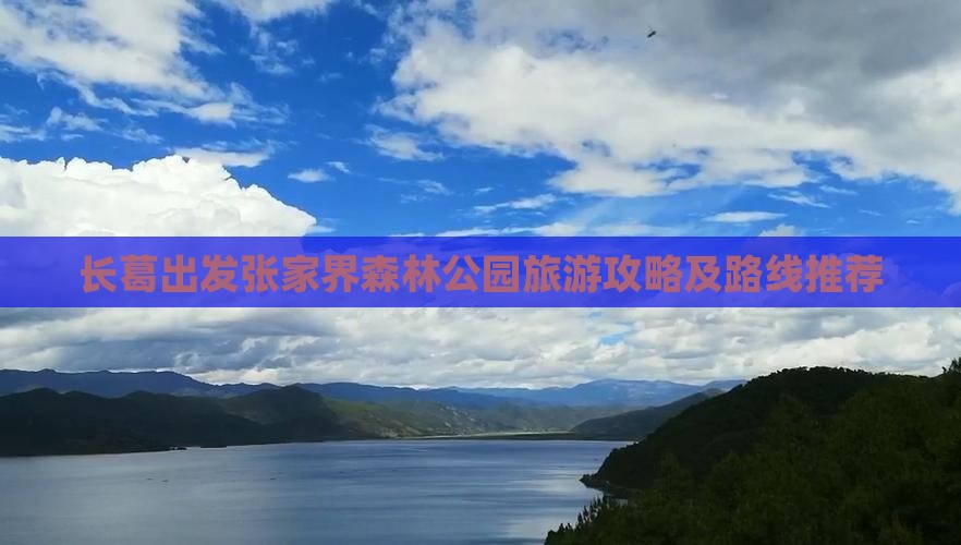 长葛去张家界森林公园攻略